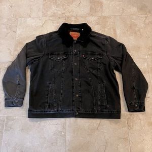 Levi dark gray jean jacket